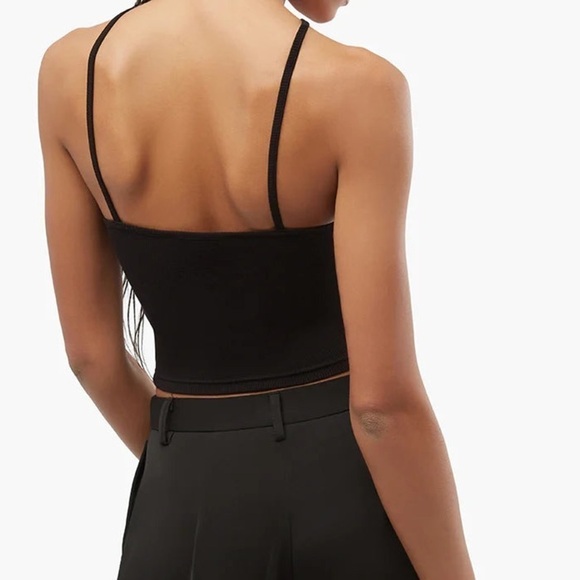 WeWoreWhat Black Strappy Crisscross Tank Top NEW - Picture 2 of 9